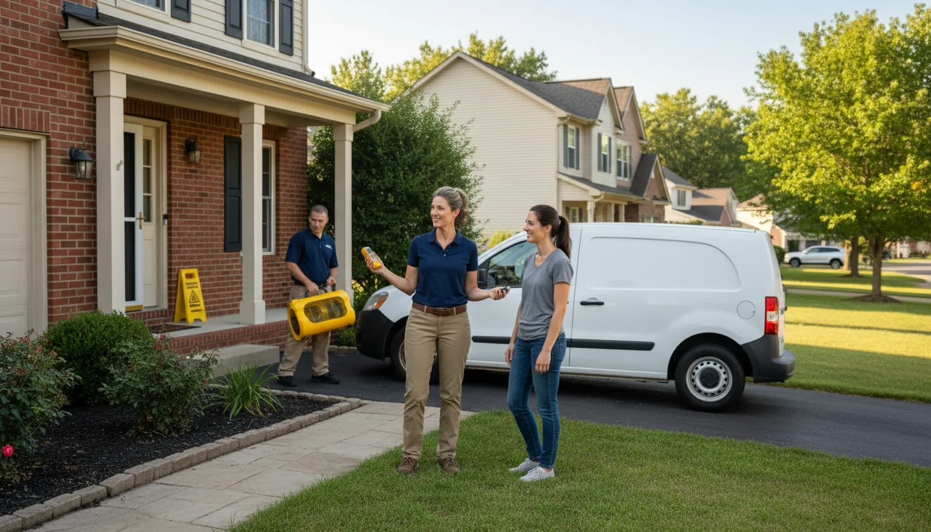 Residential water damage restoration in Harrison, ID